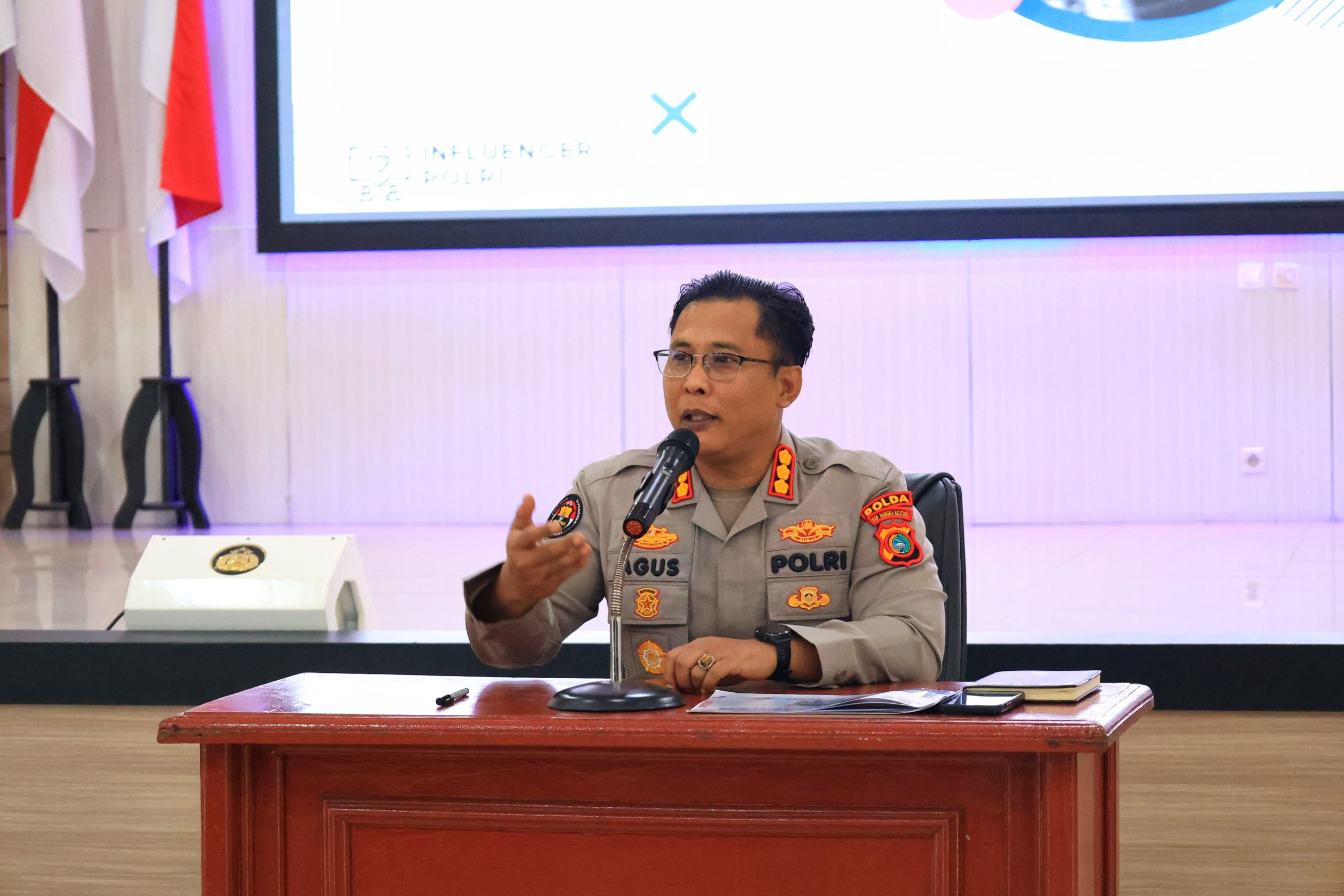 Kabid Humas Polda Babel Bekali Bintara Remaja dengan Literasi Media Sosial Penting